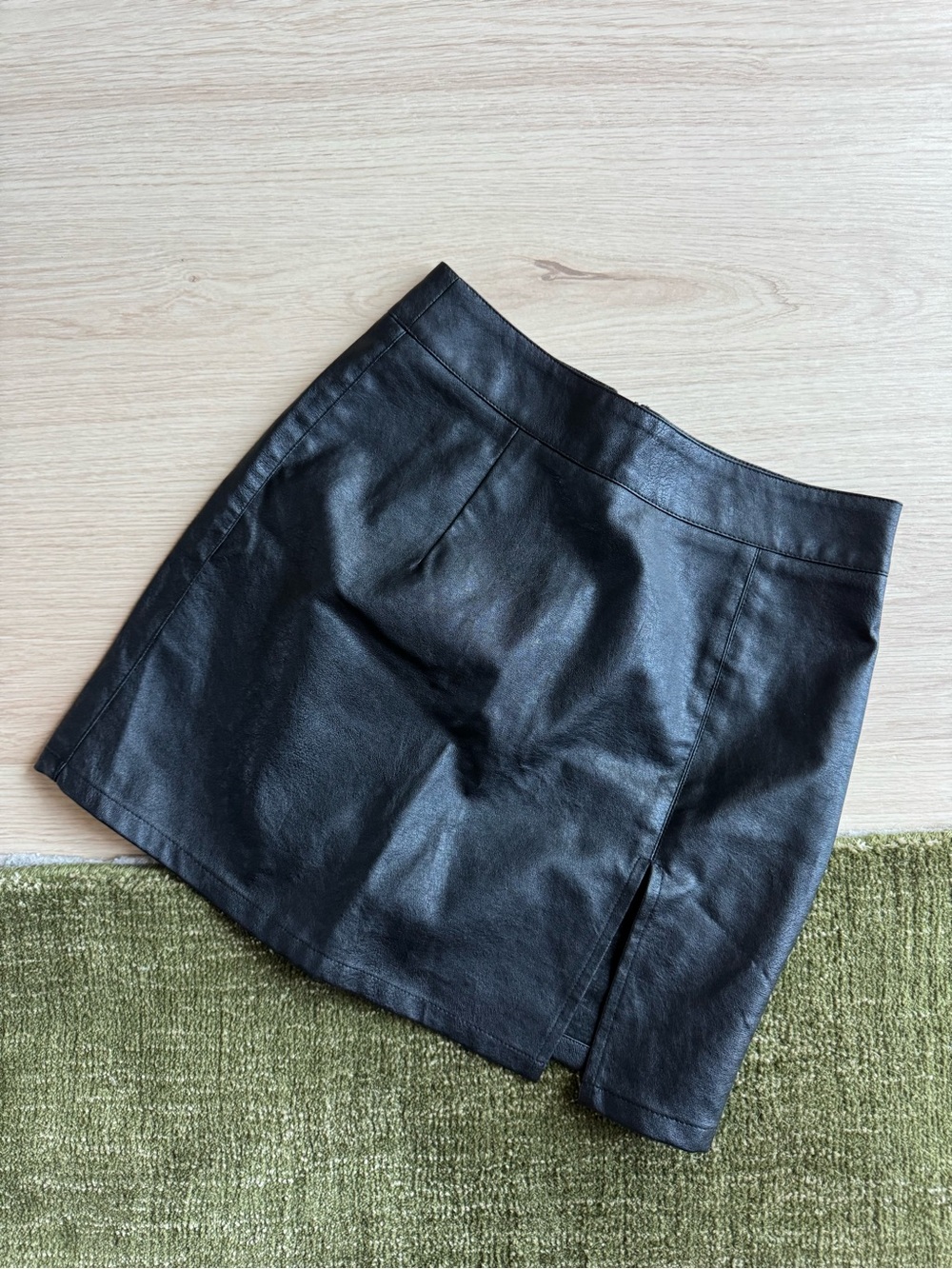 Lioness Faux Leather Mini Skirt